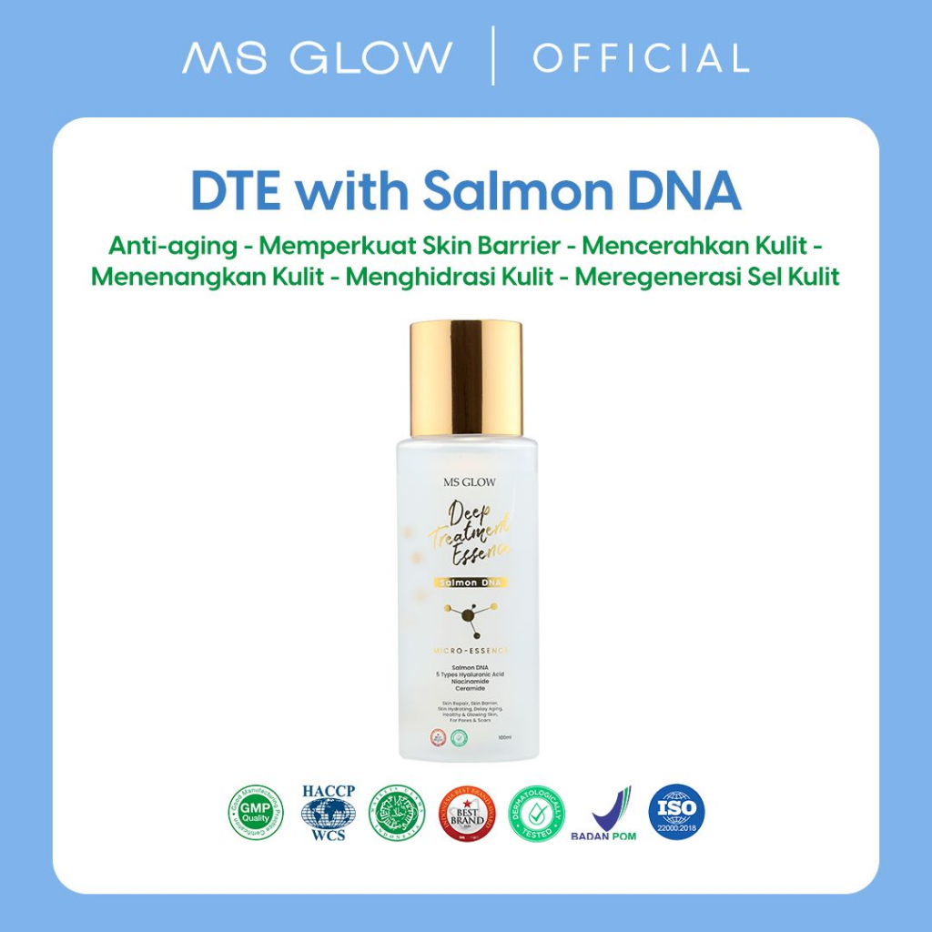 MS GLOW - DEEP TREATMENT ESSENCE SALMON DNA - 100 ML