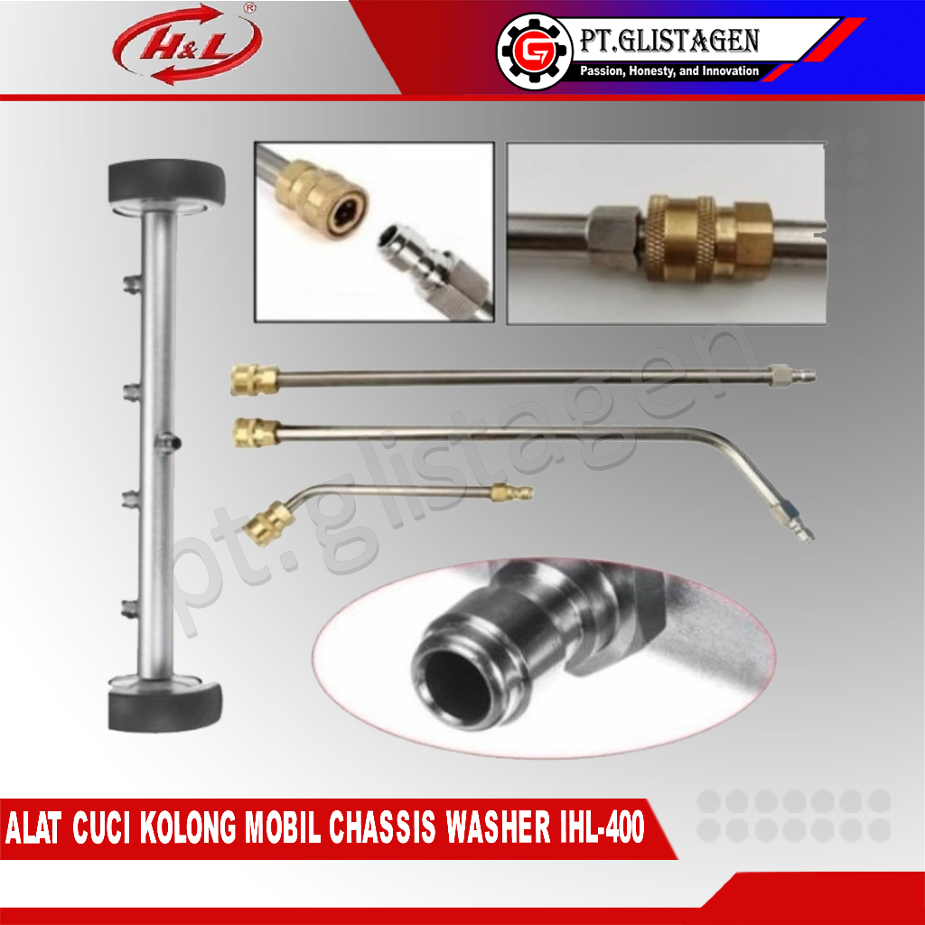 Car Chassis Cleaning Pressure Washer Nozzles Spray Kolong Mobil HL-400 Alat Cuci Kolong HL 400