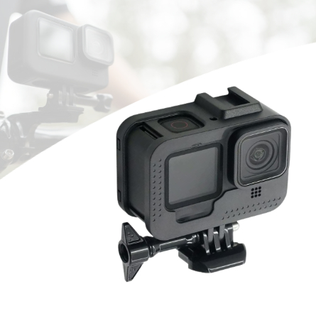 Case GoPro Hero 9/10/11 Protection Frame with Cold Shoe Pelindung Kamera Aksi Debu Goresan Casing Go Pro Berkualitas