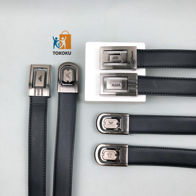 Ikat Pinggang Kantor Sabuk Kerja Jarum Sabuk Kulit PU -24