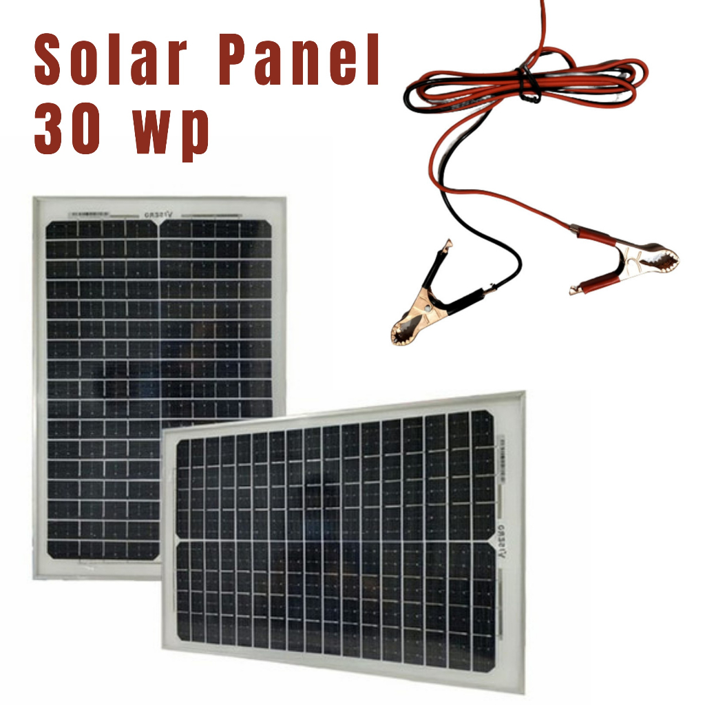 SOLAR PANEL 30wp POLY CRYSTALLINE SOLAR CELL PANEL SURYA 30 WATT POLY SOLAR PANEL