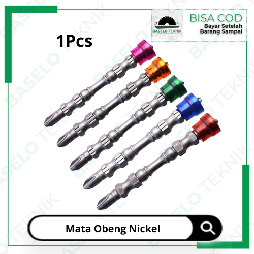 Mata Obeng PH2 Mata Bor Magnet Kepala Silang Baja Obeng Bor Magnet 65MM Mata Bor 1/4 Inch Mata Obeng
