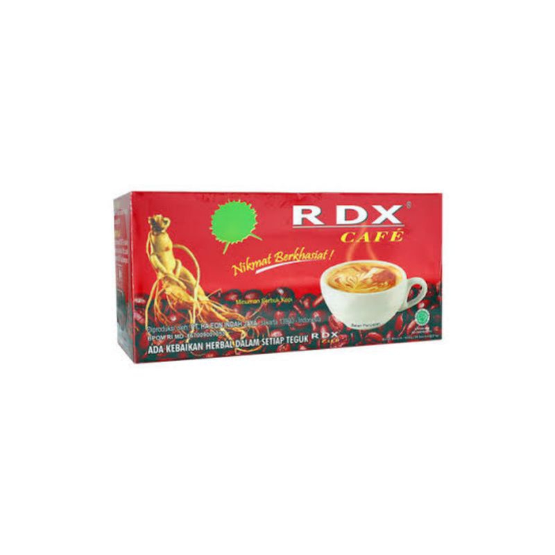 Kopi Herbal Rdx - Kopi RDX CAFE Coffe Stamina Berkhasiat ( 1 Box isi 20  Sachet ) Original