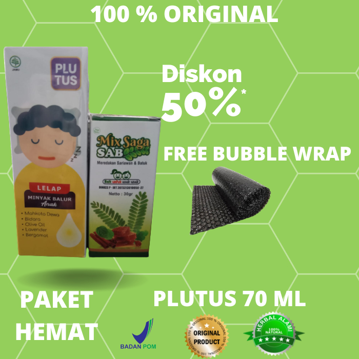 Paket Hemat Plutus Lelap dan Mix Saga original 100%