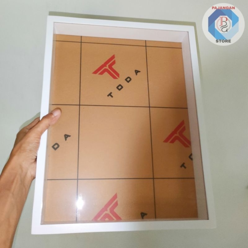 Bingkai 3D Mahar Transparan Double Akrilik - Frame Mahar Seserahan