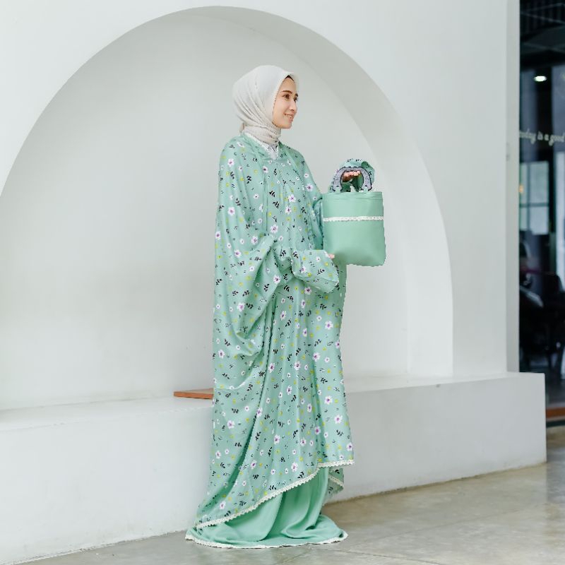 MUKENA DEWASA TUNIK 2 IN 1 RAYON ATAS BAWAH BERLENGAN