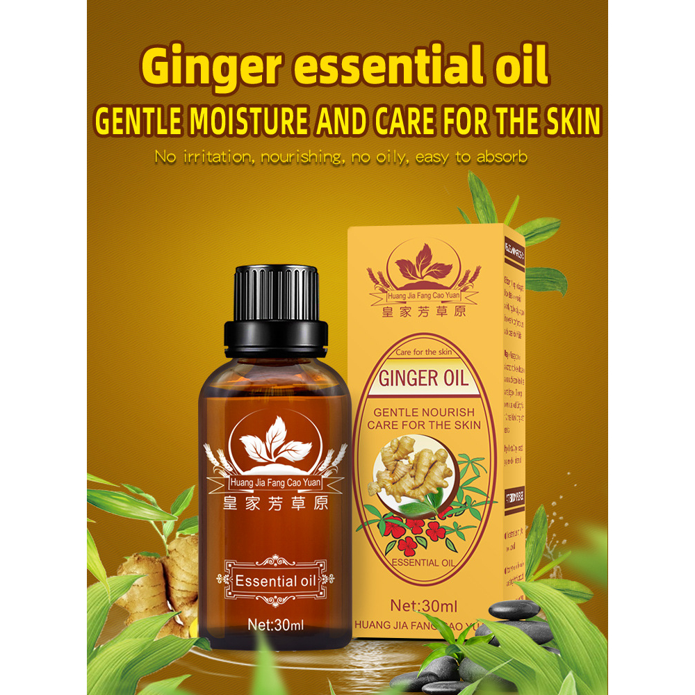 HJFCY Lymphatic Drainage Ginger Essential Oil Plant Therapy Original