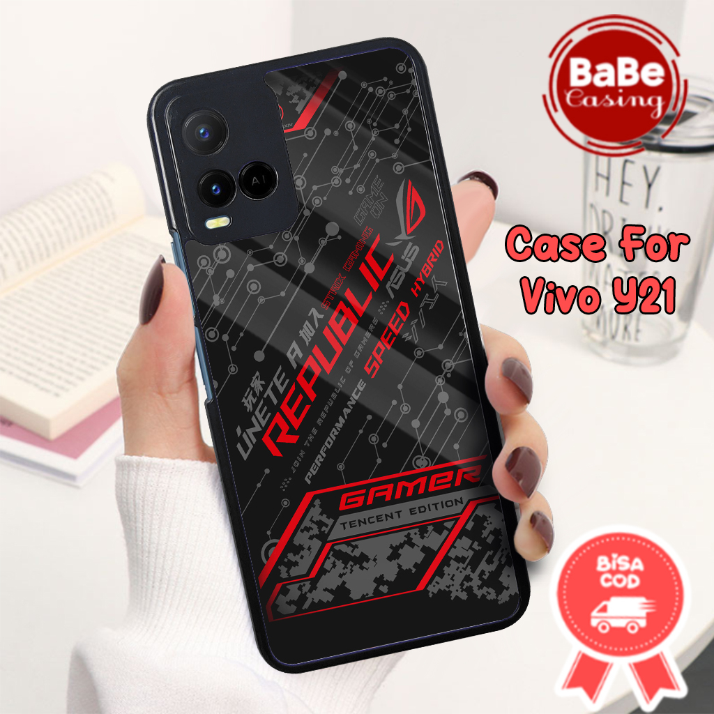 Case Vivo Y21 Casing 03 ROG Case Hp Kondom Hp Case Aesthetic Case Anime Pelindung Hp Vivo Case Karak