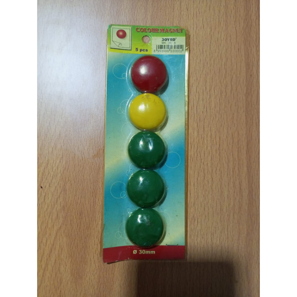 

Magnet Warna Joyko / Magnet Papan Tulis Joyko MN-30-5