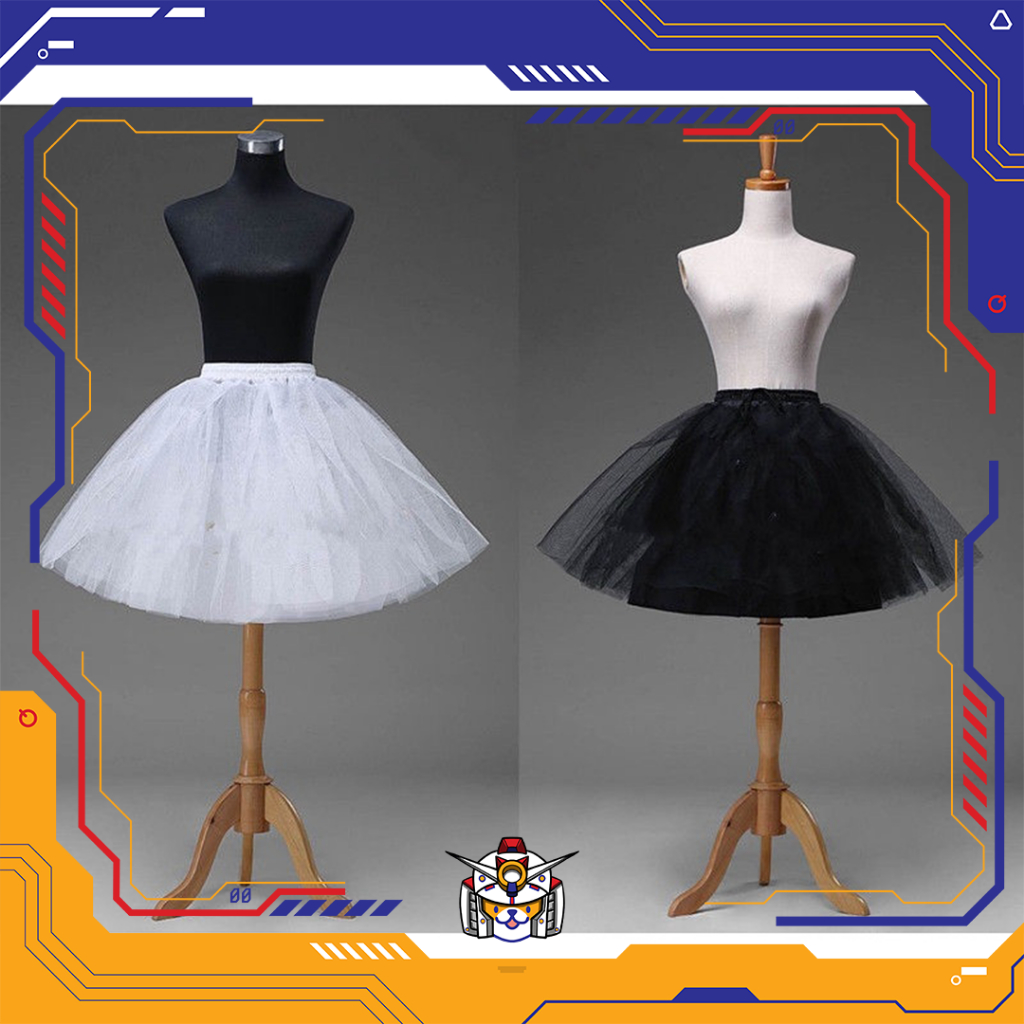 ROK TUTU PETICOAT PENGEMBANG GAUN DRESS