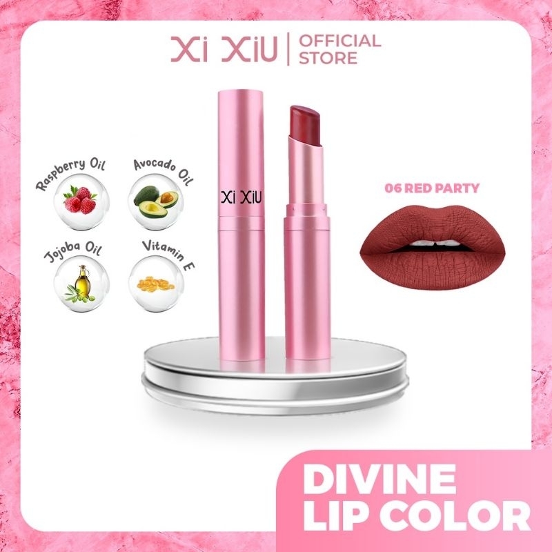 Afnansa Xi Xiu Divine Lip Color ~ Lipstik Xi xiu Divine