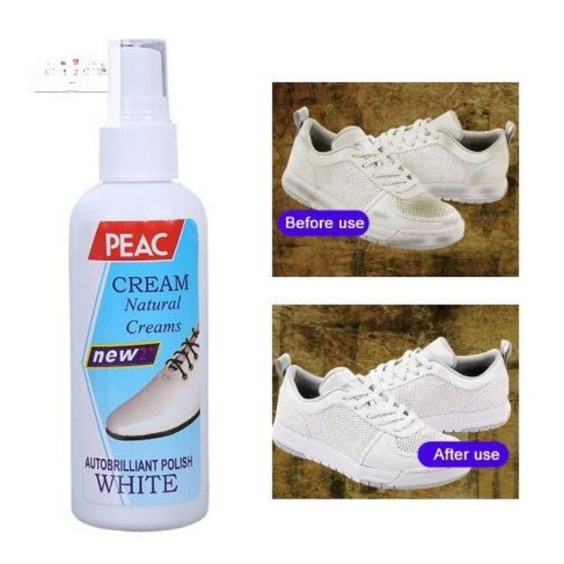 Pemutih &amp; Pembersih Sepatu &amp; Sneakers sepatu dan SEPATU CLEANER Spray pemutih sepatu ajaib / spray pembersih sepatu 100ml