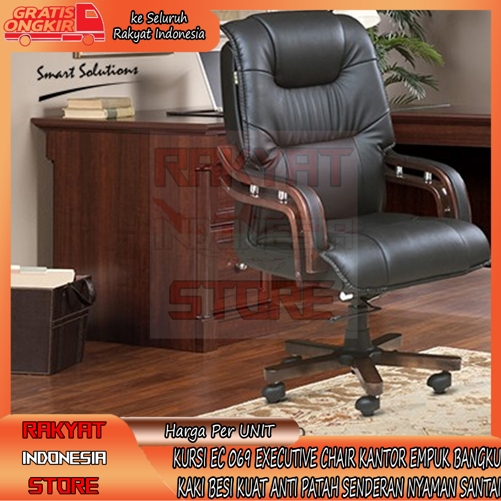 [KARGO] KURSI EC 069 EXECUTIVE CHAIR KORSI BANGKU KERJA KANTOR KANTORAN BOS PEJABAT DIREKTUR MANAGER
