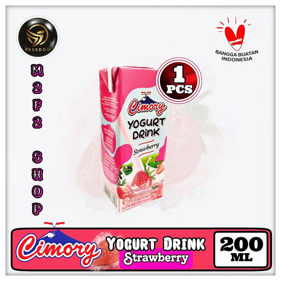 

Yogurt Cimory Drink Kotak UHT Strawberry | Stroberi - 200 ml (Kemasan Satuan)