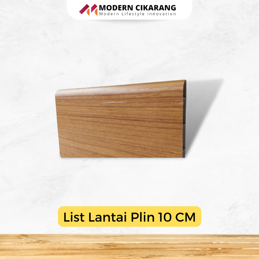 (Khusus Cikarang) List Plint Lantai PVC 10 CM Motif / Modern Flooring / Interior