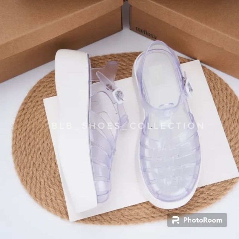 Sandal Viral Sandal Jelly Wanita Terbaru Sandal Tali Wanita Import Sandal Wedges 7 cm Nyaman Kekinian Sepatu Sandal Wanita Tali Belakang