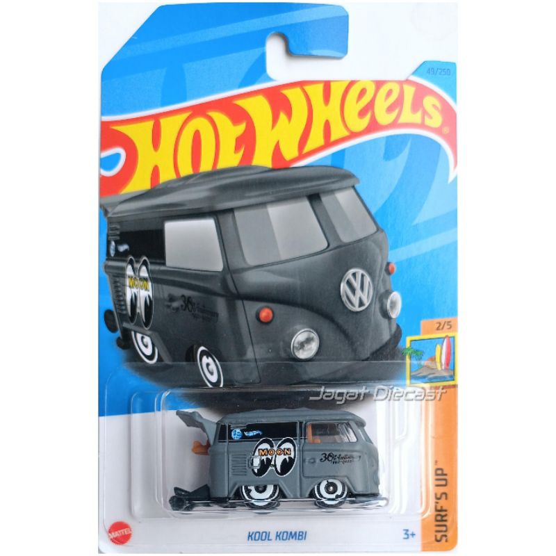 Hot Wheels Volkswagen Kool Kombi Moon Eyes  Mainan Mobilan VW Combi Jagat Diecast