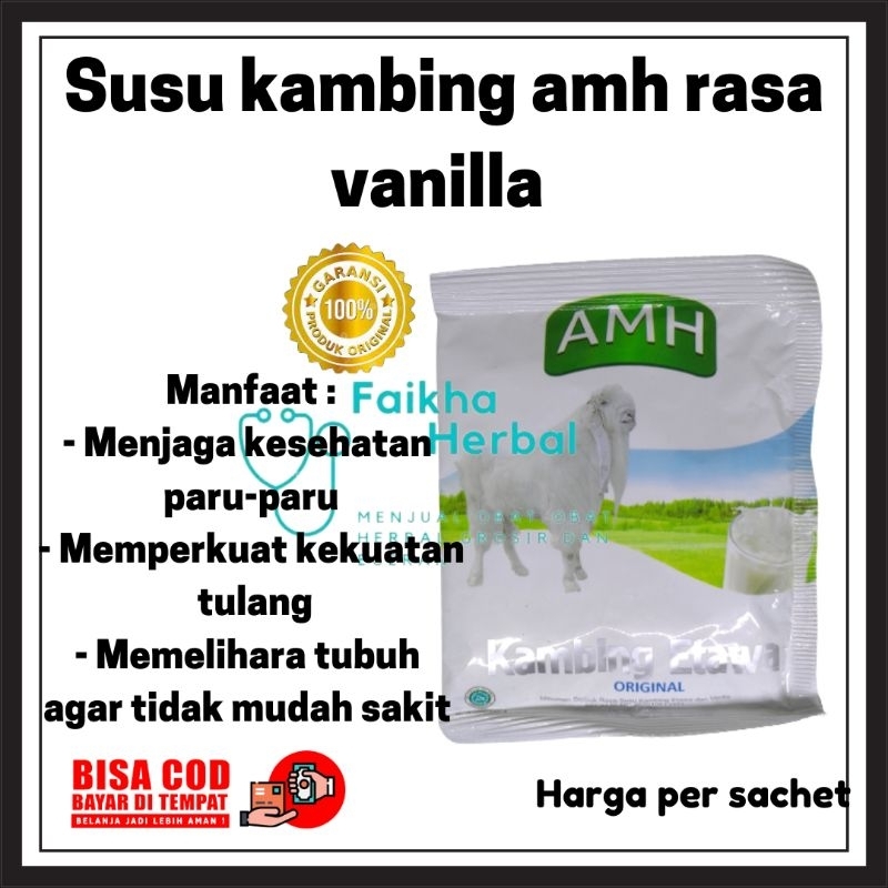 

Susu Kambing Amh Original Vanila Harga Per Sachet