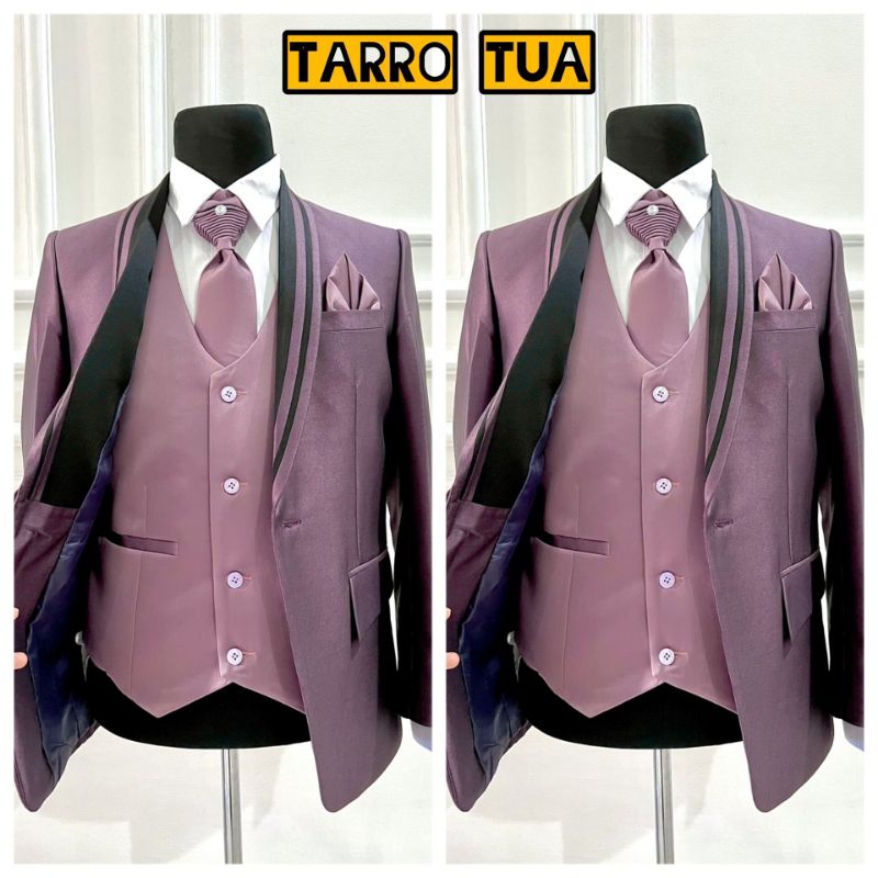 SATU SET LENGKAP JAS PENGANTIN PREMIUM/JAS ACARA PERNIKAHAN BAHAN RESMI WOLL MEWAH