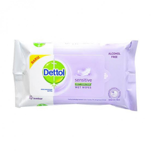 Dettol Wet Wipes Lembut Anti Bakteri Tissue Basah Membersihkan Tangan