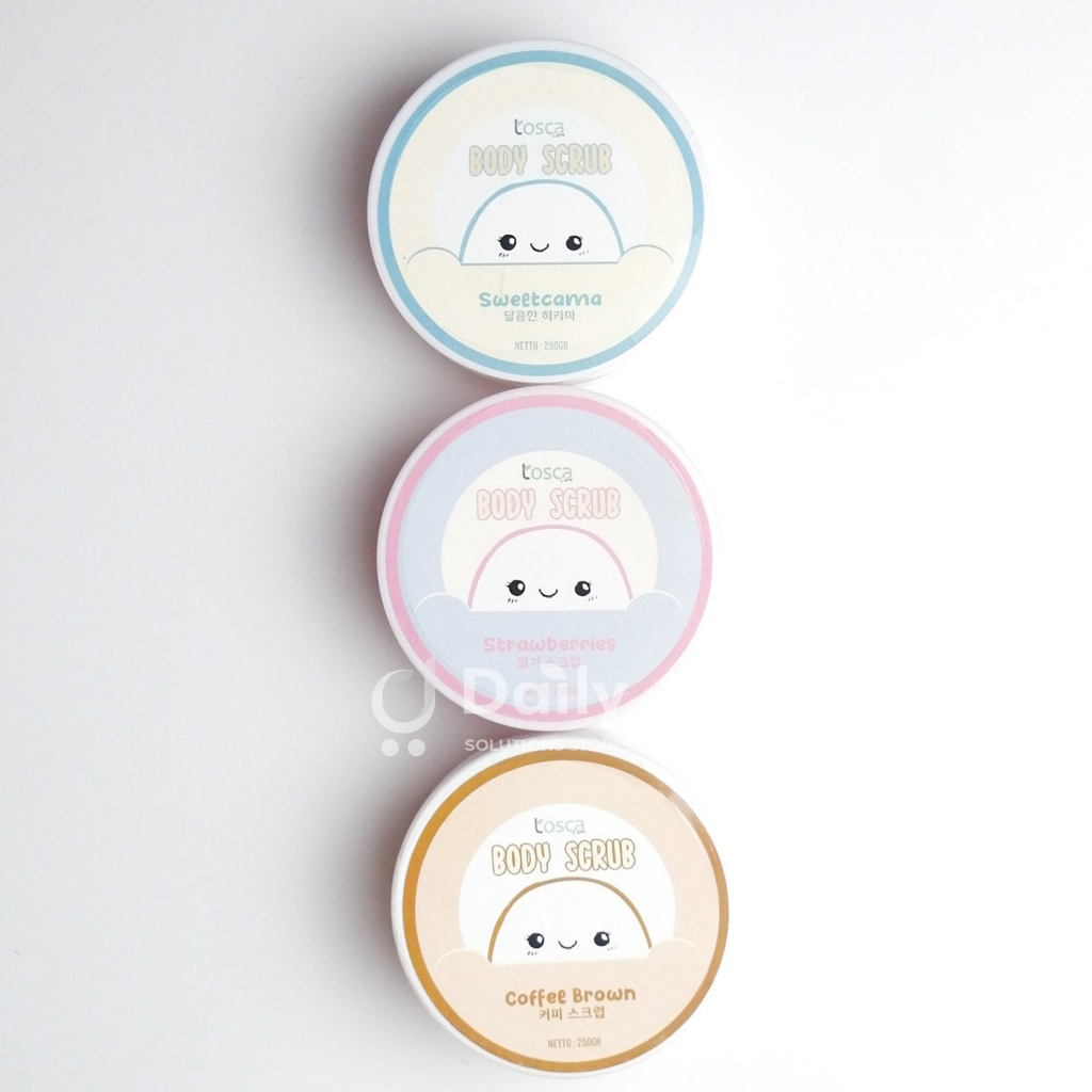 TOSCA Body Scrub Melembutkan &amp; Mencerahkan Kulit - Lulur Badan Tosca