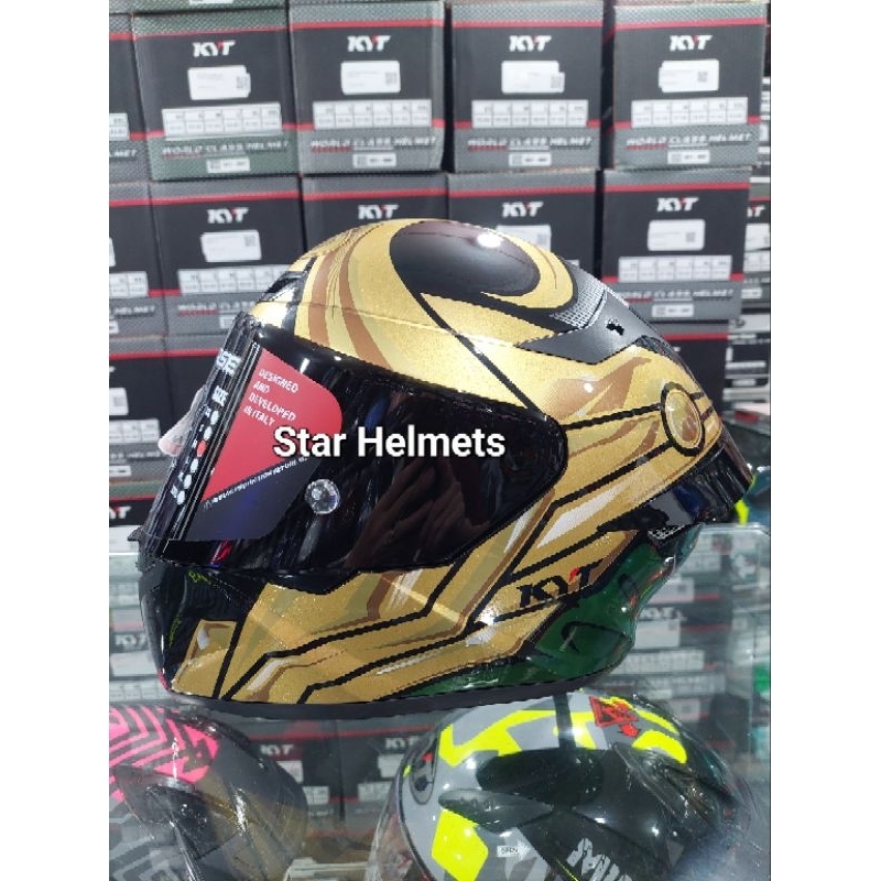Helm KYT TT Course Marvel Loki Limited Edition
