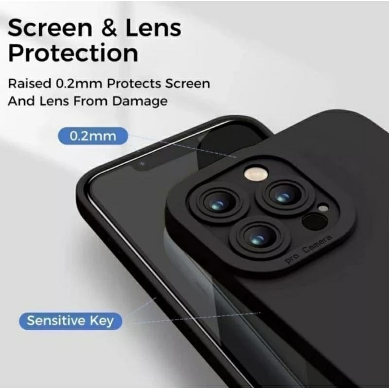 Promo Case Vivo Y02 2022 Y02t 2023 Y02A Y22 Y16 Softcase Slim Black Protect Casing