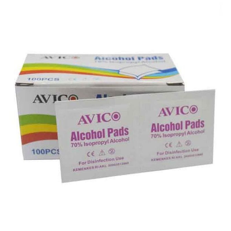 Tisu Alkohol Swab Avico / Alcohol Swab Avico