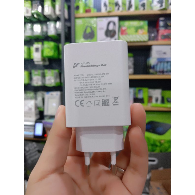 CHARGER VIVO X30 FLASH CHARGER TYPE-C ORIGINAL 100%