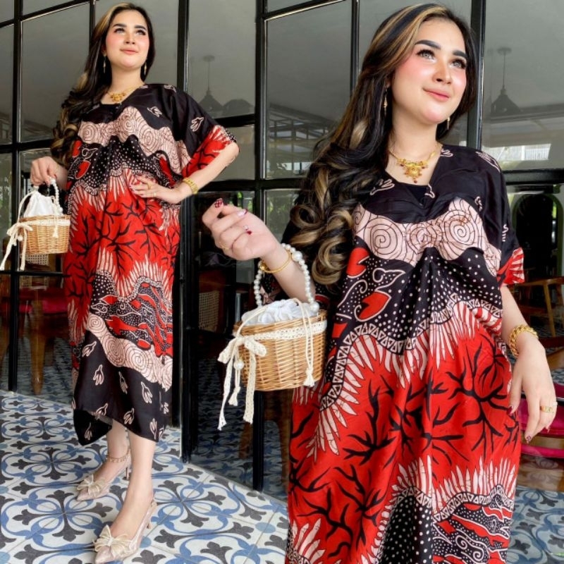 CASUAL HOME DRESS BATIK | DASTER KALONG JUMBO BUSUI