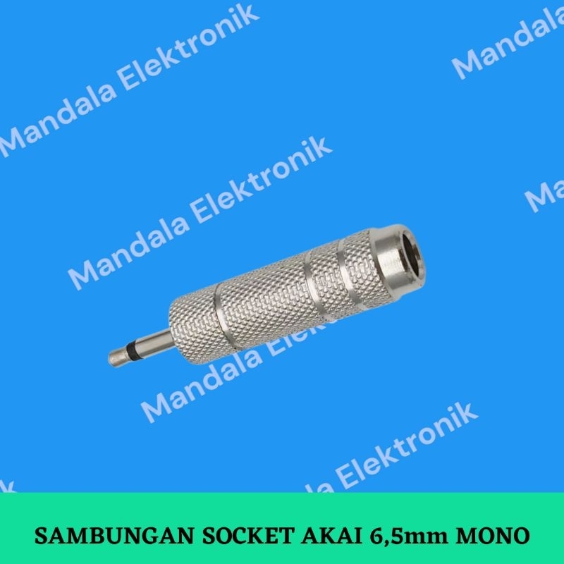 Audio Jack mono 6.5mm to 3.5mm Converter Connector Konektor Adapter Adaptor
