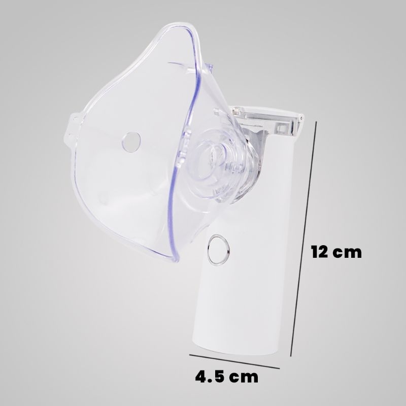 NEBULIZER MESH MINI INHALER ALAT TERAPI PERNAFASAN UAP THERAPY BRONKITIS ASMA MESH KECIL PUTIH