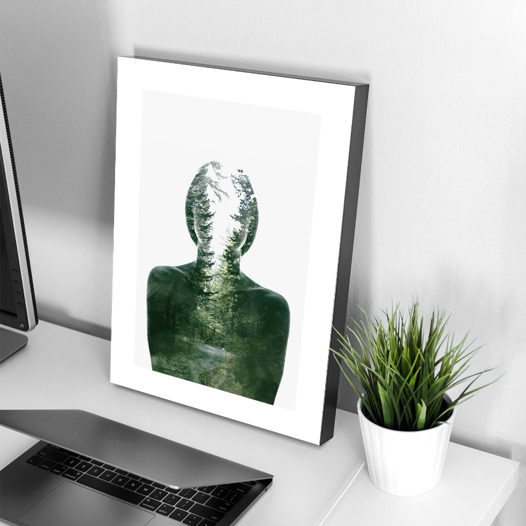 Hiasan dinding ruang tamu Wall decor Poster minimalis