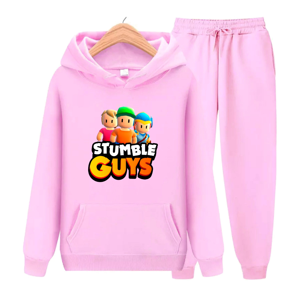 FenishaStore Stumble Guys Sweater Hoodie Anak Usia 4-13 Tahun ( Atasan &amp; SET Hoodie ) Bisa Bayar Ditempat COD