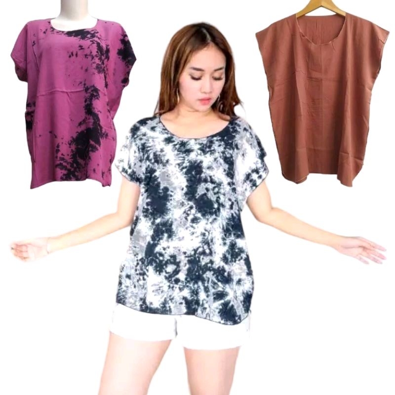 Atasan blouse baju rayon / atasan midi / blouse midi