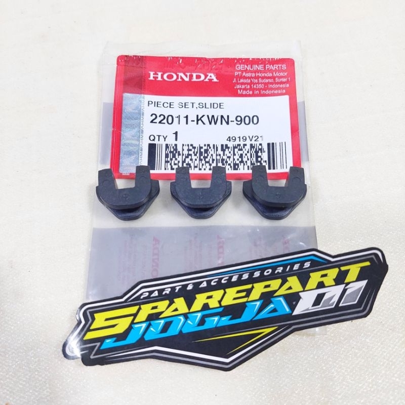 Slider Klip Jepitan Roller Piece Slide VARIO 125 /150 PCX 150 ADV 1 Set 3 Pcs ASLI ORIGINAL HONDA 22