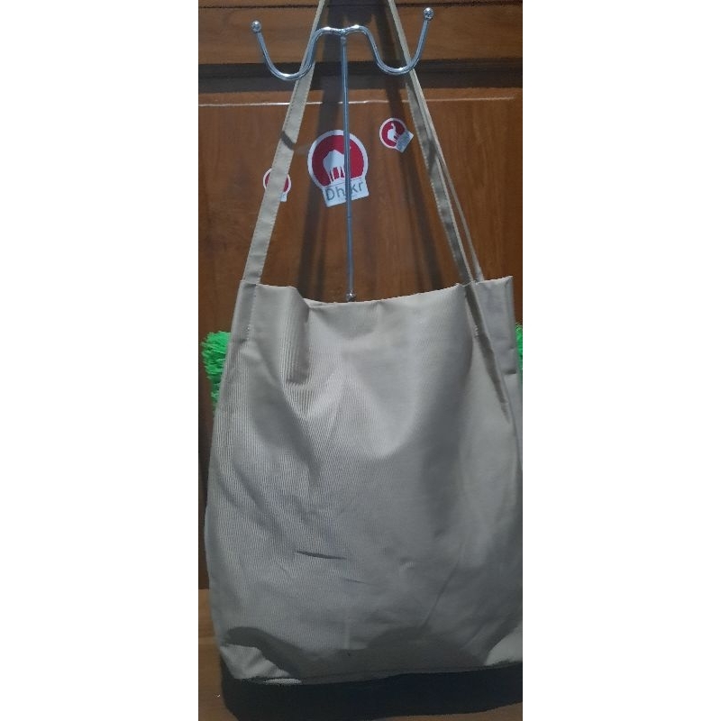 tote bag nilon brand ithinkso lengkap tag (monza bag)