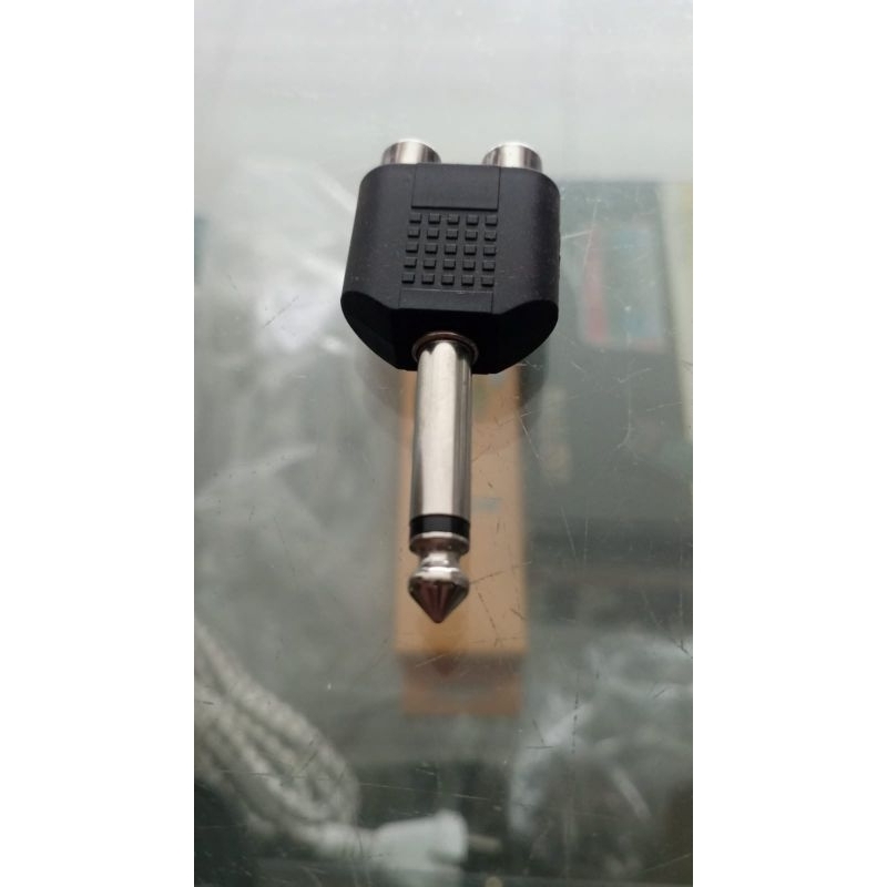 converter jack akai mono rca stereo adaptor adapter jack toa jack mic jack gitar guitar mixer keyboa