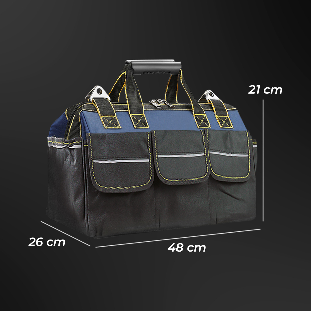 Tas Perkakas Storage Tool Bag Waterproof Wear Resistant 23 Inch - A02584 - Blue