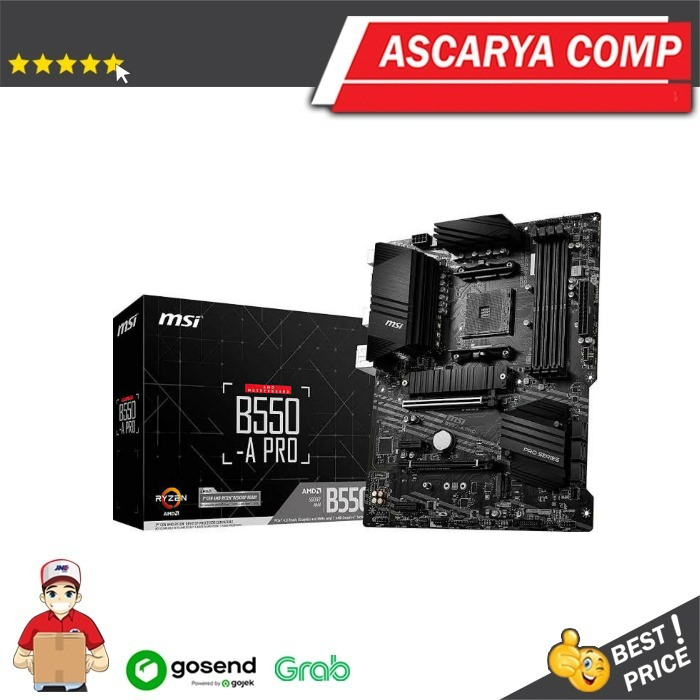 MSI B550-A Pro (AM4, AMD Promontory B550, DDR4, USB3.2, SATA3)