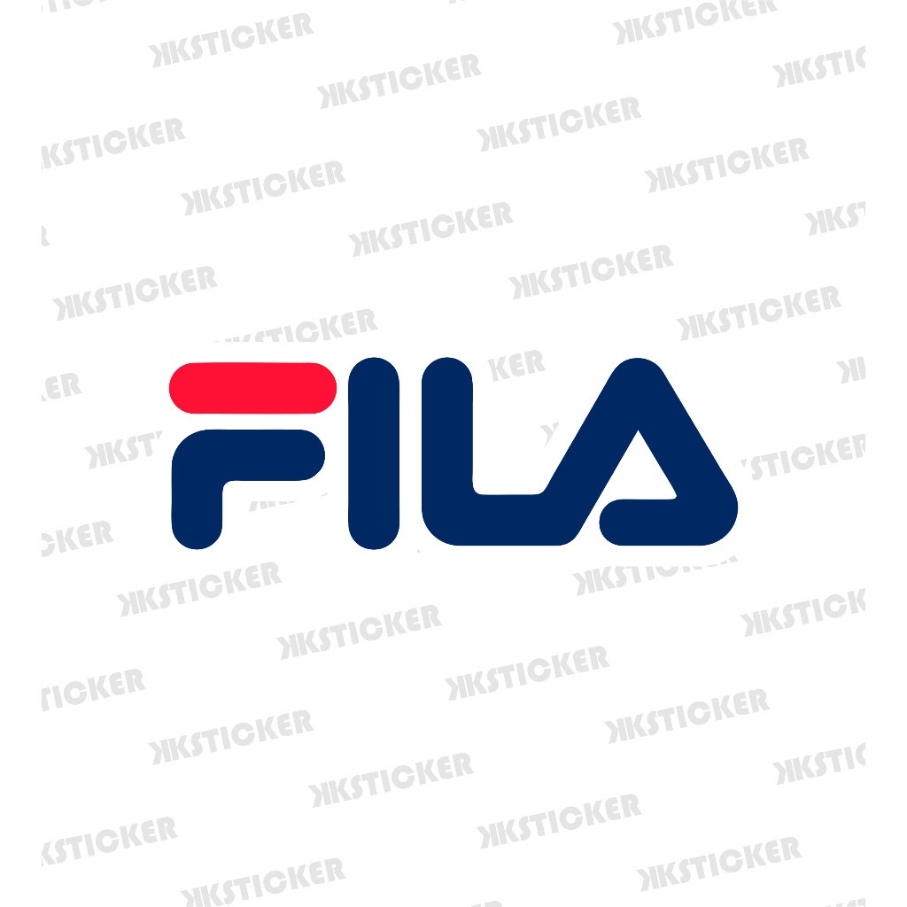 

Sticker Fila | Stiker Vinyl Anti air + Laminasi