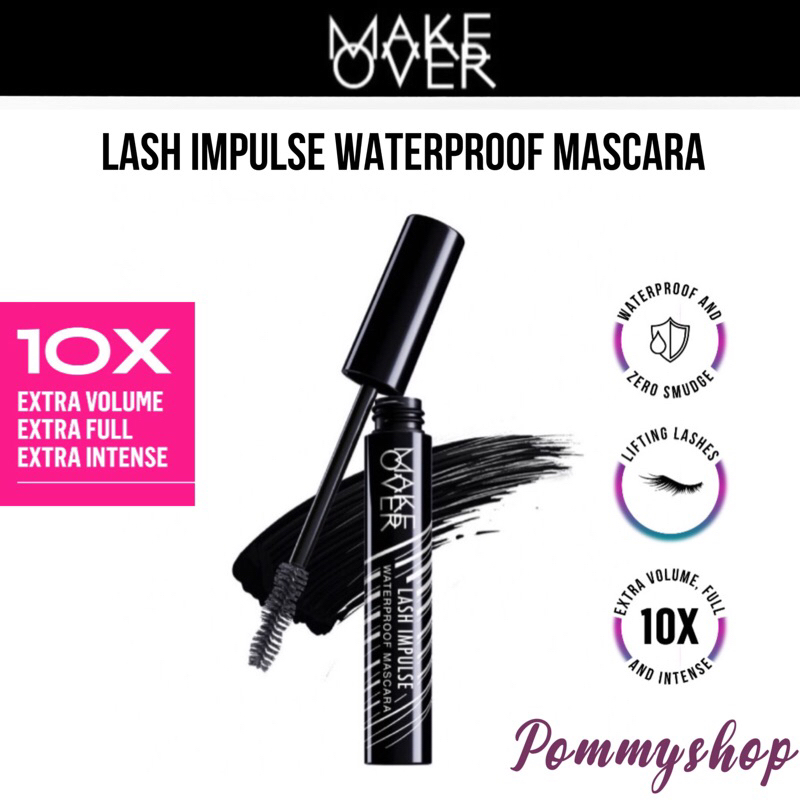 Make Over Lash Impulse Waterproof &amp; Smudgeproof Mascara 9ml