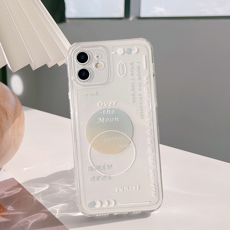 NEW! Soft Case Clear The Moon Lens Cover iPhone For 12 11 Pro Max X Xr Xs Max 7Plus 8Plus 7 8