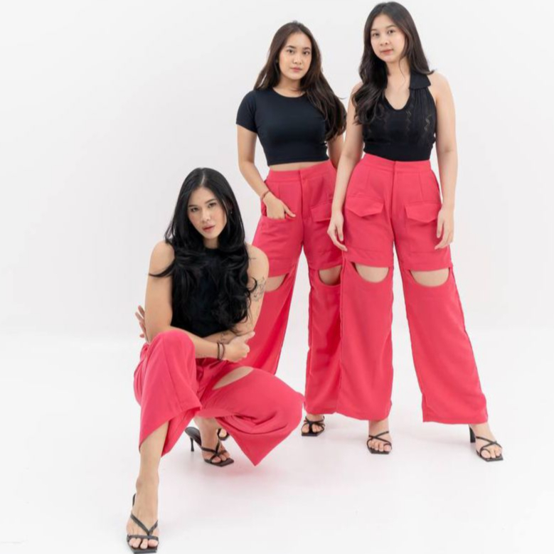 ALEXA PANT / Kulot Polyster