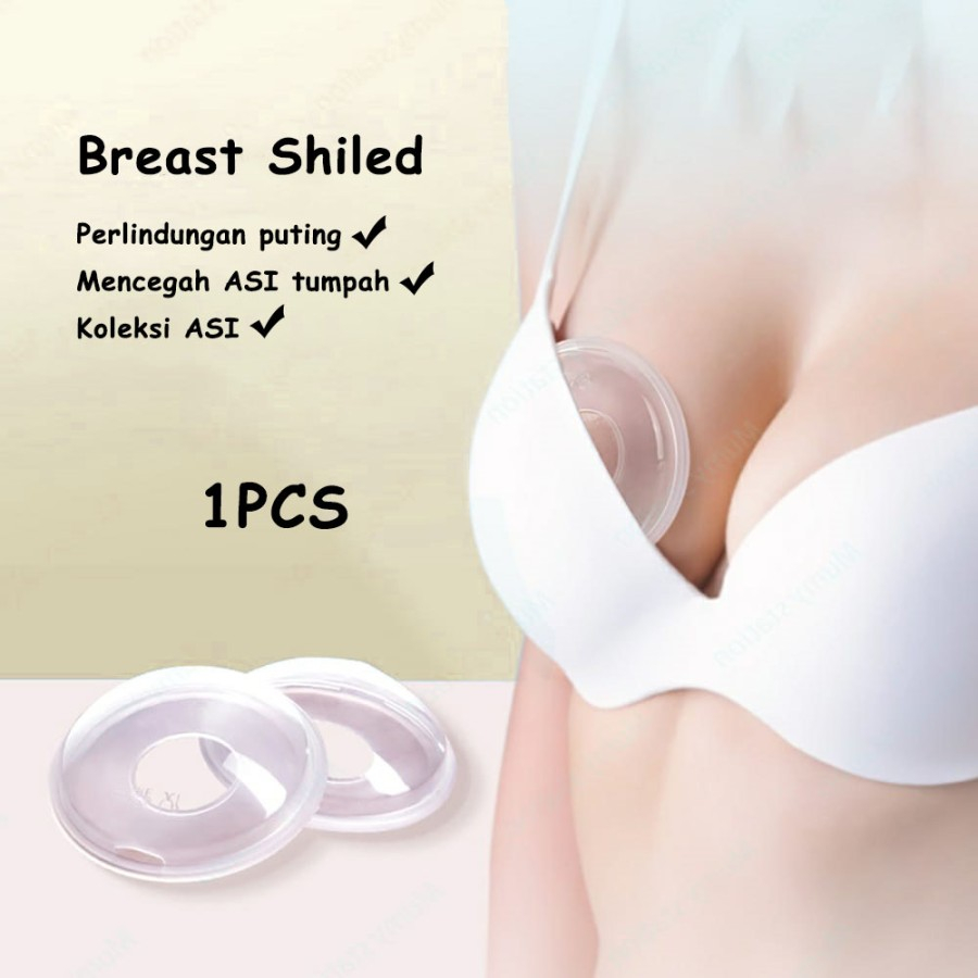 Wadah Penampung ASI Silikon BreastPad 1pcs Penampung Tetesan ASI 1 Pcs Wadah ASI