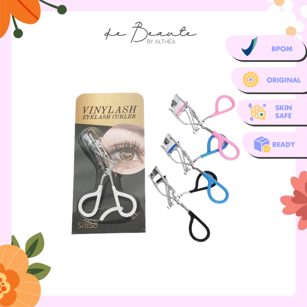 Salsa Vinylash Eyelash Curler - Penjepit Pelentik Bulu Mata [Random Warna]