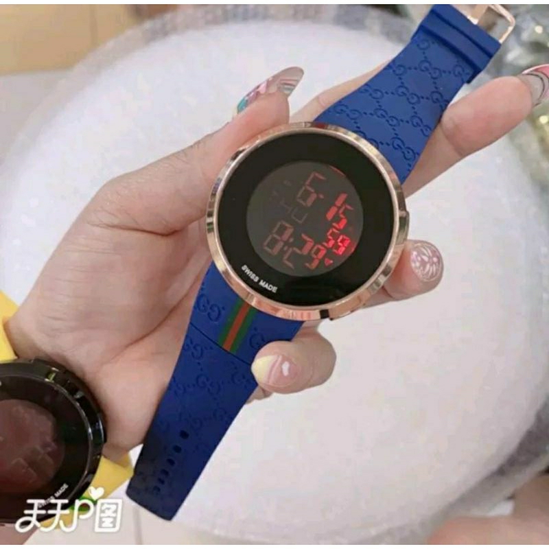 NEW SALE! Jam Tangan G*cci Wanita Digital Tahan Air Kasual Terlaris Bayar Dirumah