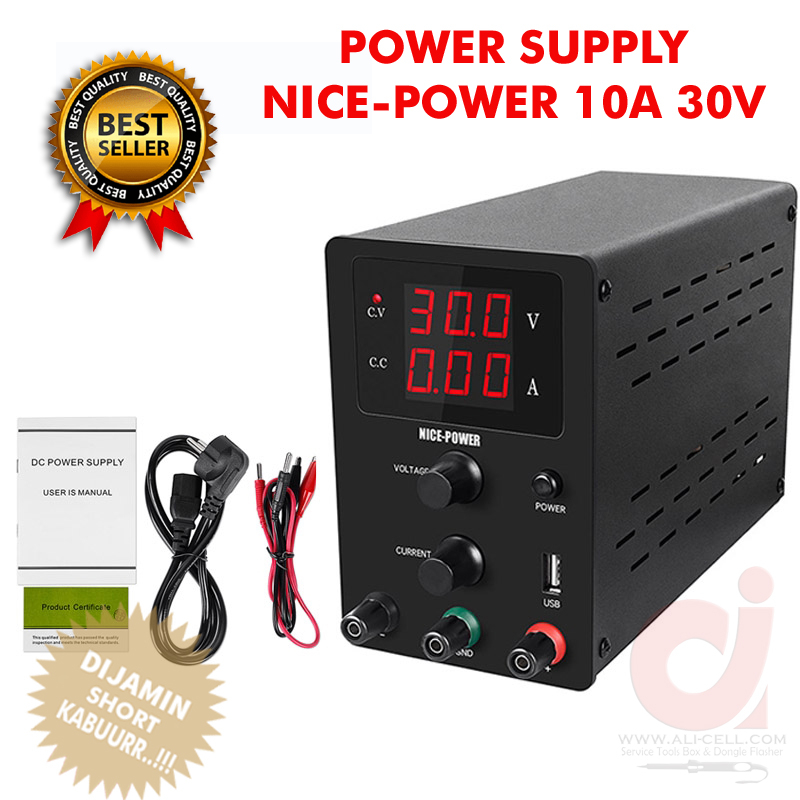 POWER SUPPLY 10 AMPERE 30 VOLT DAN PENGHANCUR SHORT