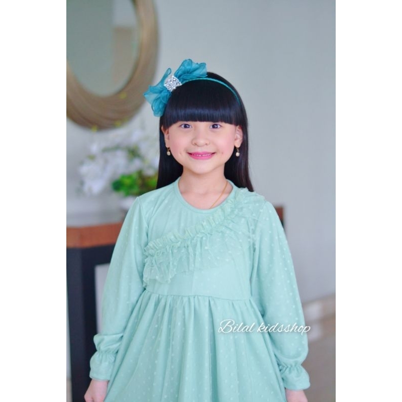 GAMIS BRUKAT ANAK LENGAN PANJANG 1-10 TAHUN ( TANPA HIJAB )