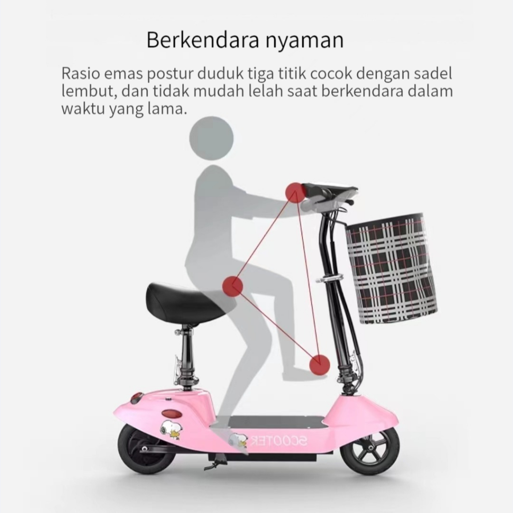 Highline Listrik Sepeda Listrik Mini Scooter Sepeda